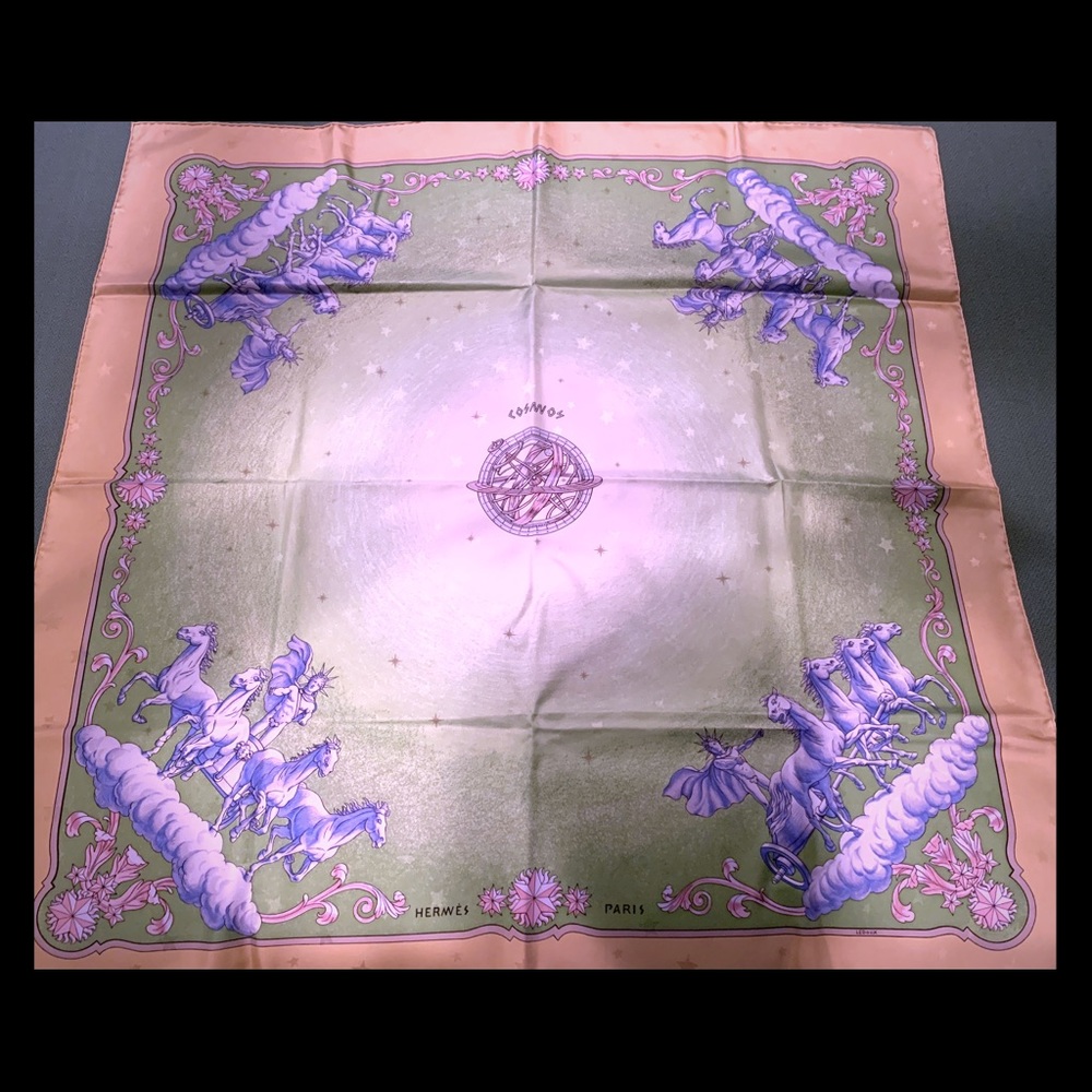 Hermès Cosmos Ledoux Scarf, Never Worn